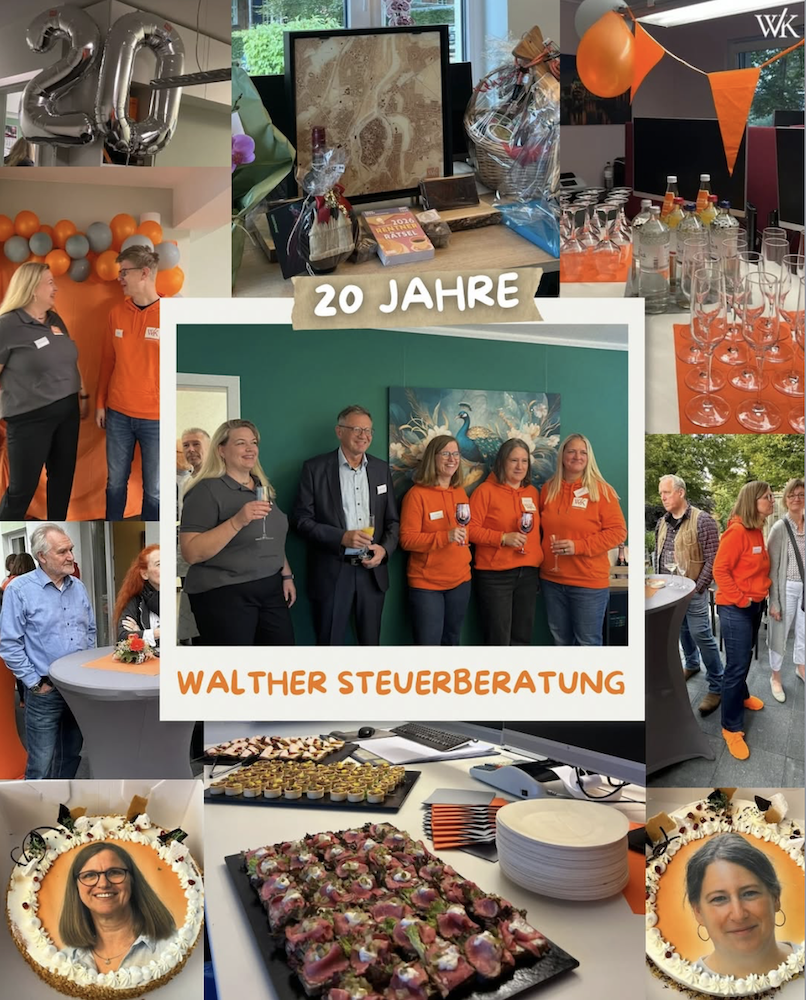 20 Jahre Walther Steuerberatung - Collage